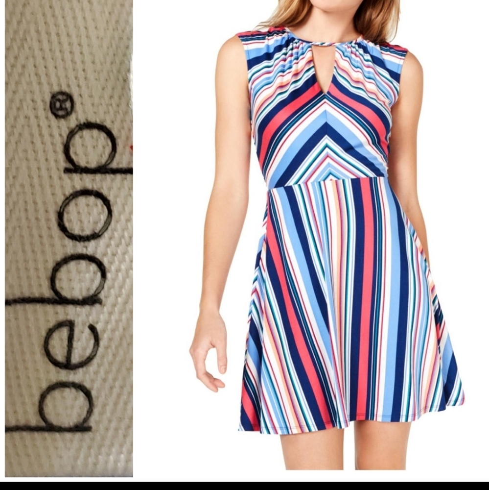 BeBop Keyhole skater Mini Dress NWOT 90s fashion